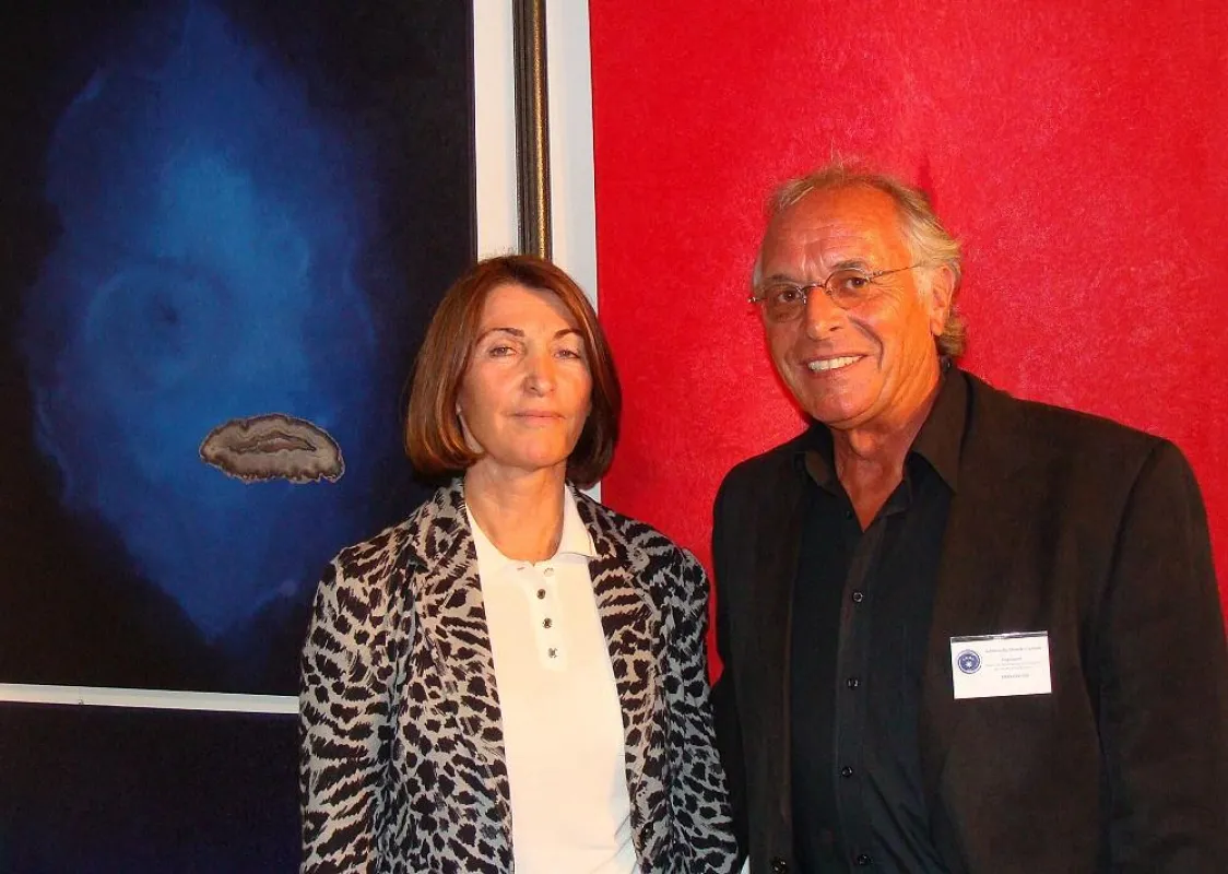 Marina Picasso und Theo Hues