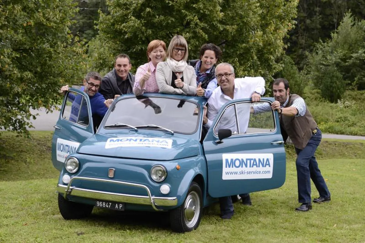 Die Veranstalter sowie der Sponsor Toni Unterweger von Montana
