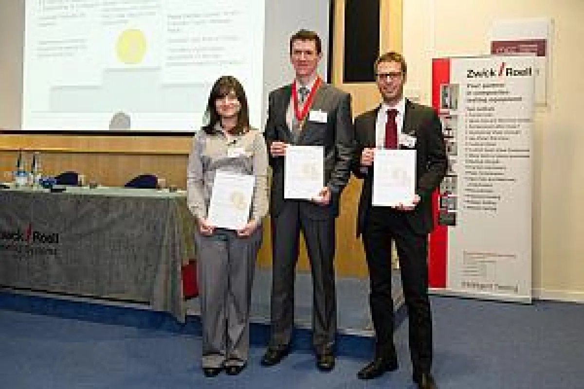 Gewinner des Science Awards, Angeica Segovia, Michal K. Budzik, Pietro Carrara