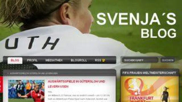 Bild: ONM realisiert Blog von Fußball-Nationalspielerin Svenja Huth