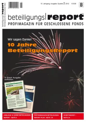 Jubiläumsausgabe des BeteiligungsReports ist ab sofort online erhältlich Bild: Jubiläumsausgabe des BeteiligungsReports ist ab sofort online erhältlich