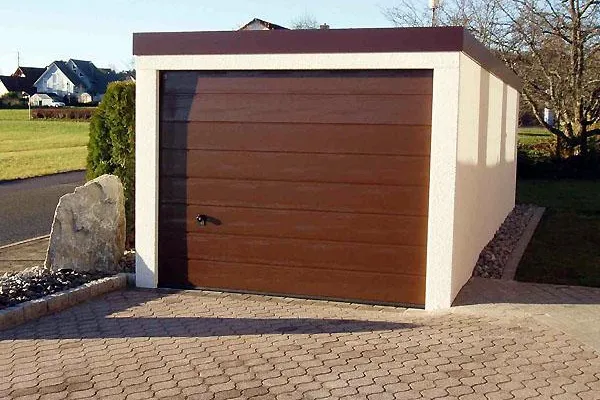 Bild: Die Fertiggarage als Aushängeschild für guten Geschmack