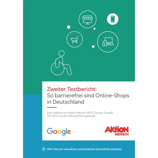 E-Commerce für alle – PIA UDG unterstützt Accessibility Report 2024 Bild: E-Commerce für alle – PIA UDG unterstützt Accessibility Report 2024