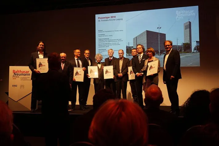 Bild: Balthasar-Neumann-Preis 2016 für den Neubau der Propsteikirche St. Trinitatis in Leipzig