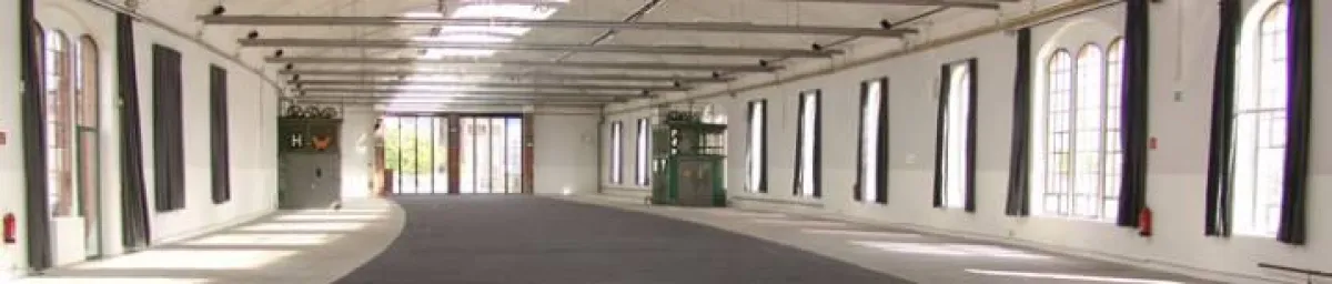 Blick in den Postbahnhof - Obergeschoss