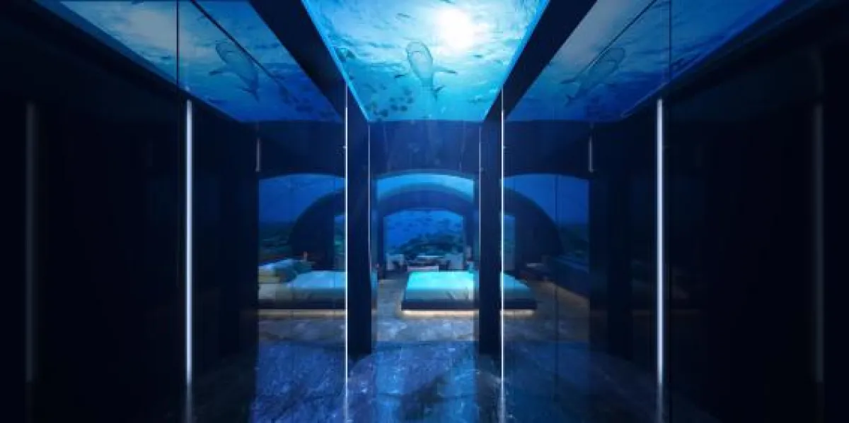 Conrad Maldives Rangali Island Underwater Villa Corridor © Bildrechte: Hilton Hotels & Resorts