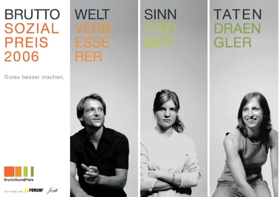 Bild: Gutes besser gemacht - Der BruttoSozialPreis 2006 lädt zur großen Gala