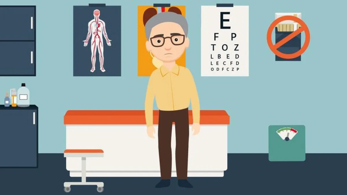 Szene aus Diabetes und Nierenerkrankung (DDZ: Screenshots aus den Erklärfilmen)