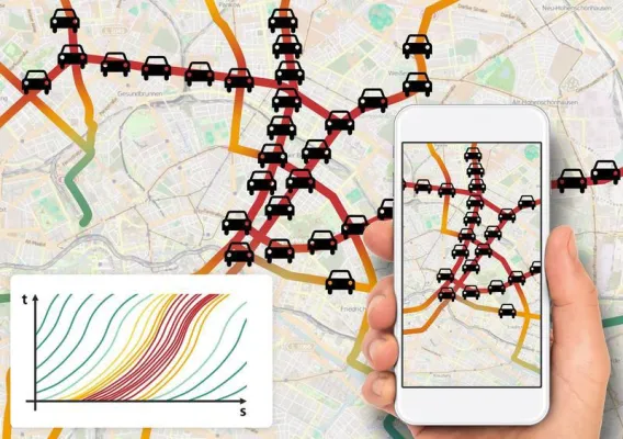 Bild: Verkehrsmanagement in Ballungsgebieten