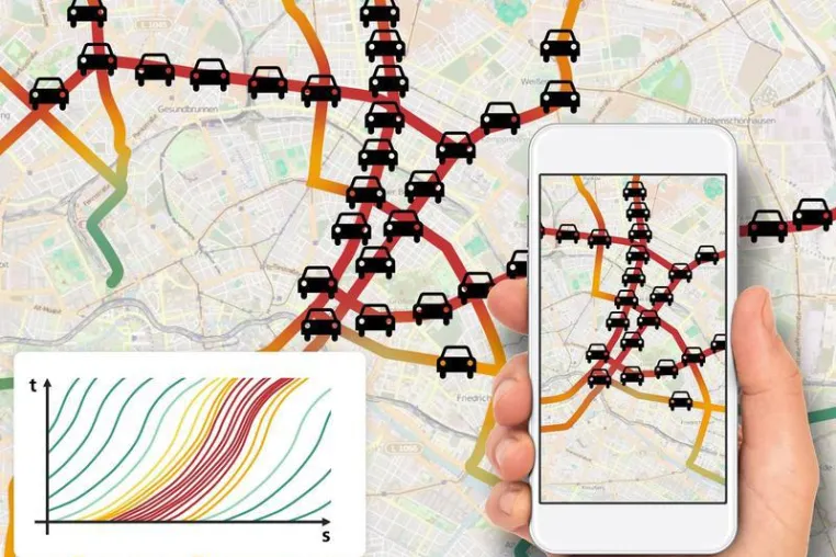 Bild: Verkehrsmanagement in Ballungsgebieten