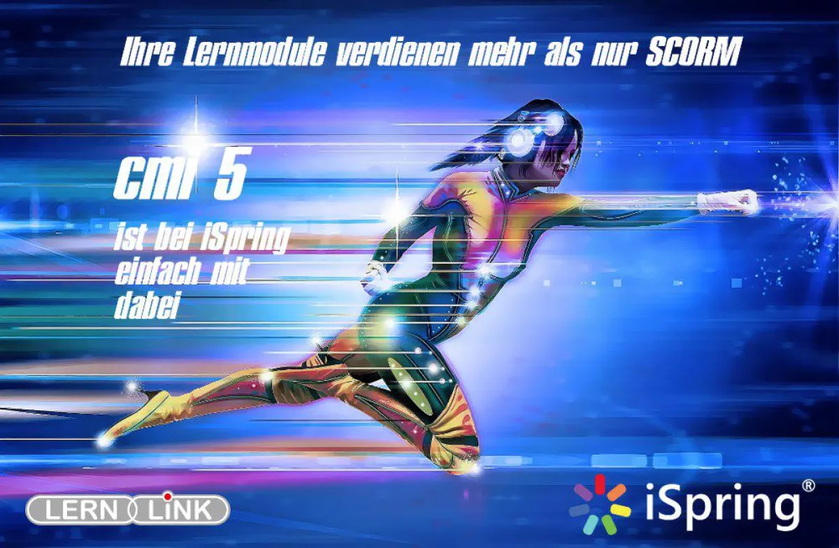 Mit der aktuellen iSpring Version können Sie bereits cmi5 Module erstellen