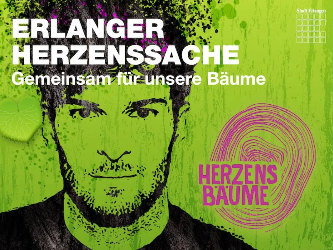 Erlangen macht Bäume mit SWZ zur Herzenssache / Bildquelle: Stadt Erlangen