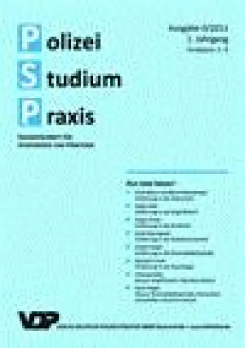 Neue Fachzeitschrift für die Fachhochschule für öffentliche Verwaltung (FHöV) NRW Fachbereich Polizei Bild: Neue Fachzeitschrift für die Fachhochschule für öffentliche Verwaltung (FHöV) NRW Fachbereich Polizei