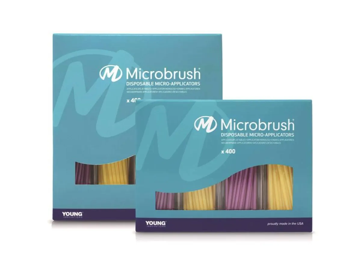 Microbrush® setzt auf umweltfreundliche Verpackungen. © Young Innovations