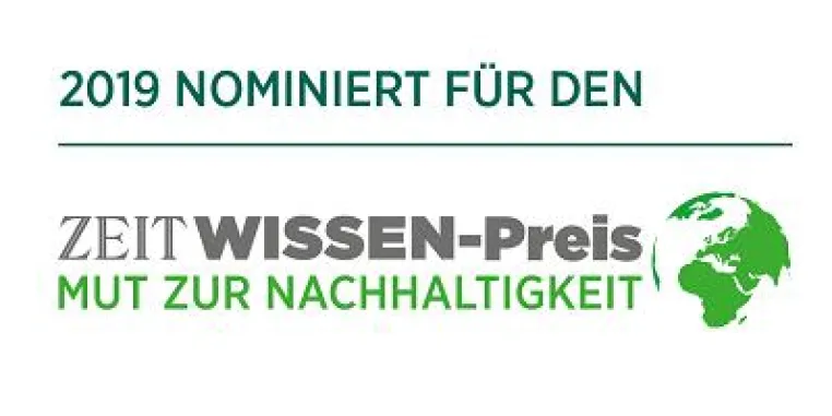 innatura für den ZEIT WISSEN-Preis Mut zur Nachhaltigkeit 2019 nominiert Bild: innatura für den ZEIT WISSEN-Preis Mut zur Nachhaltigkeit 2019 nominiert
