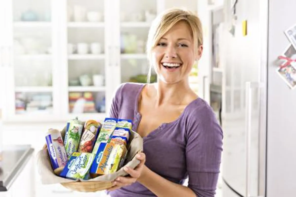 Helene Fischer bekommt von den MEGGLE Produkten nicht genug