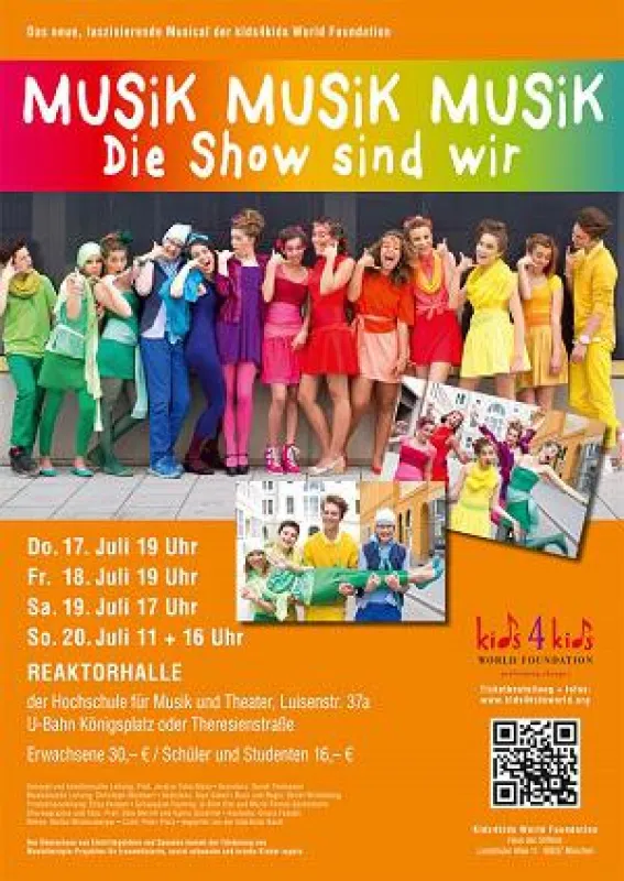 Die neuen Aufführungen im Juli der kids4kids World Foundation
