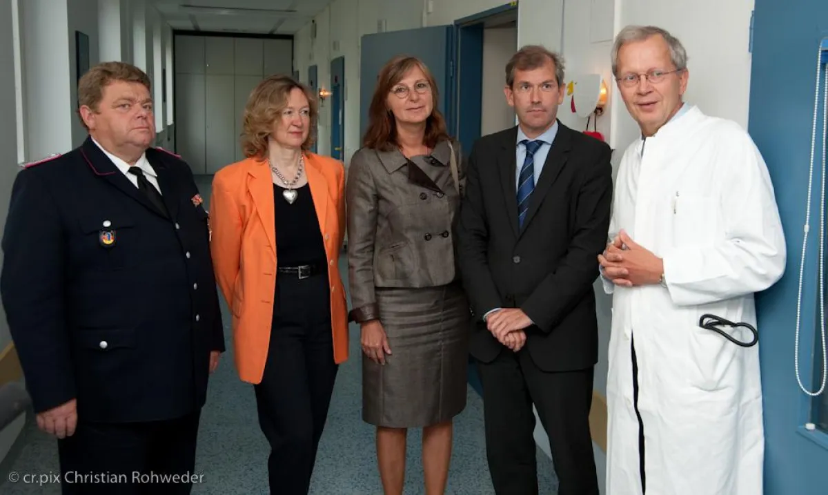 Rolf Heidenberger, Sylvia Paul, Dr. Gitta Trauernicht, Professor Jens Scholz und Professor Hans-Heiner Kramer