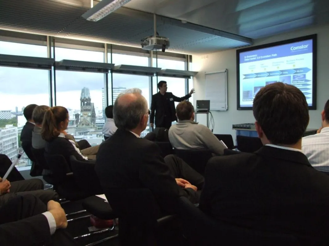 Begleitende Produktvorstellung von Cisco UCS bei Comstor in Berlin