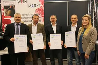 Bild: Weinkellerei Hohenlohe beweist ausgezeichnete Qualität bei heimischer Rebsorte Schwarzriesling