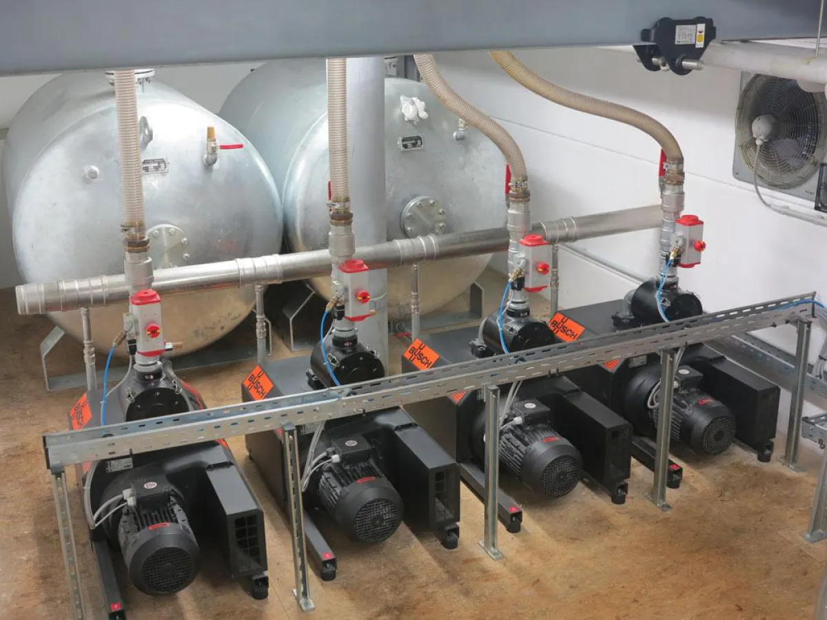 Verpackungslinie mit Tray Sealer zum Verpacken von Oliven in Schalen