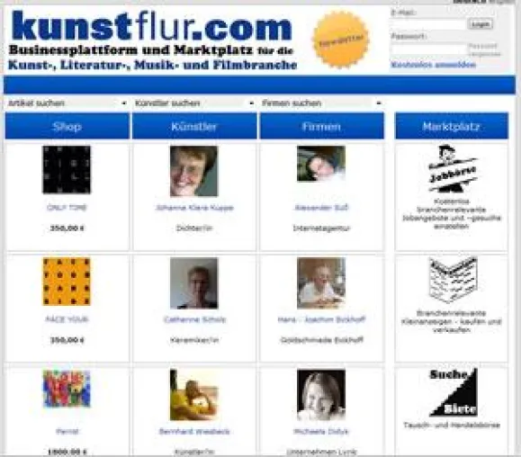 KunstFlur.com startet Partnerprogramm Bild: KunstFlur.com startet Partnerprogramm
