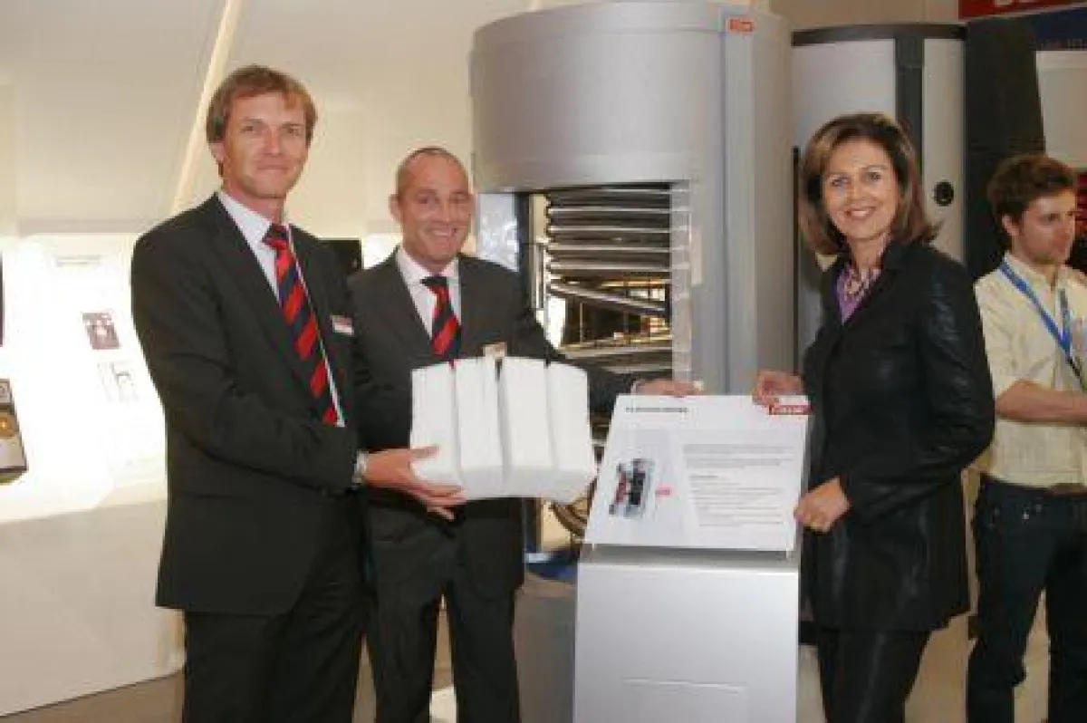 Gerhard Schwarz, Robin M. Welling, GF TiSUN GmbH, mit LRin Patrizia Zoller-Frischauf