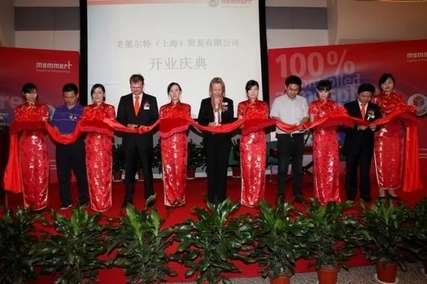 Bild: Memmert Niederlassung in China feierlich eröffnet