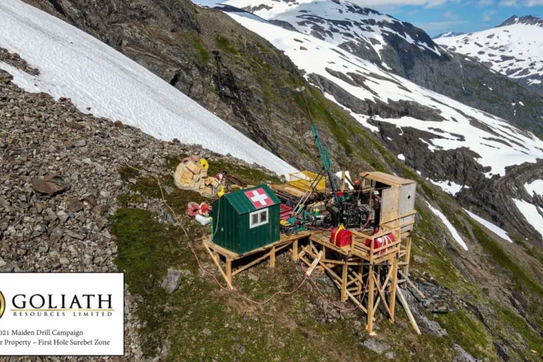 Bild: Goliath Resources: Analysen bestätigen 35,72 Meter mit 6,37 g/t Gold-Äquivalent