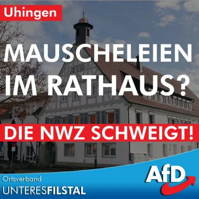 Bild: Plakatiervorschriften in Uhingen werden offenbar den Befindlichkeiten der SPD Uhingen angepasst