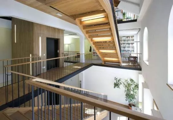 Stofflager als exklusiver Wohn- und Arbeitsort Bild: Stofflager als exklusiver Wohn- und Arbeitsort