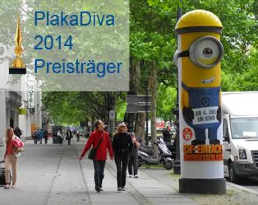 Bild: PlakaDiva 2014: Deutschland in Gelb - Minions in Gold