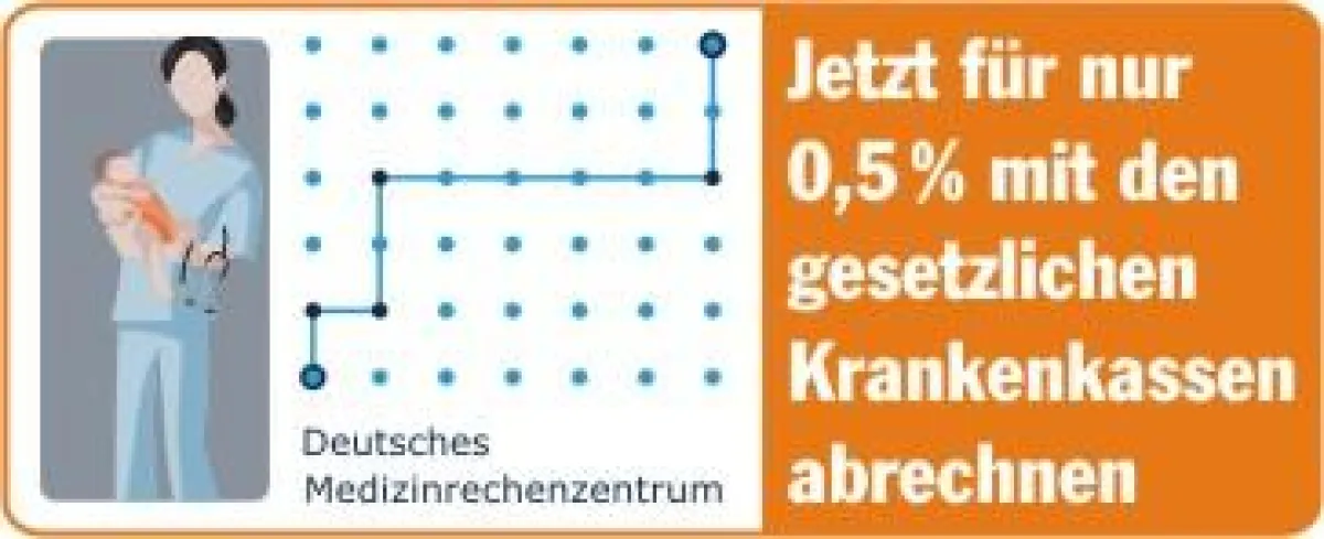 Mit dem Deutschen Medizinrechenzentrum können alle Sonstigen Leistungserbringer für nur 0,5% der Bruttorechnungssumme mit den gesetzlichen Kassen abrechnen. Es entstehen keine weiteren Kosten