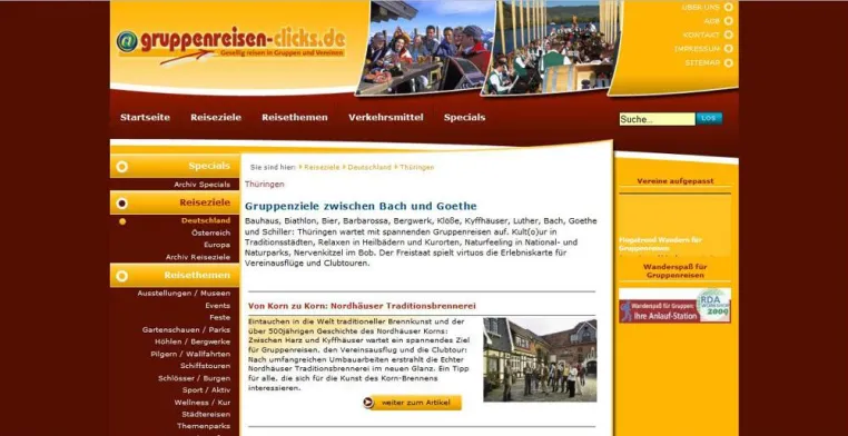 Nordhäuser Traditionsbrennerei - Tipps für süffige Club- und Vereinsausflüge von gruppenreisen-clicks.de Bild: Nordhäuser Traditionsbrennerei - Tipps für süffige Club- und Vereinsausflüge von gruppenreisen-clicks.de