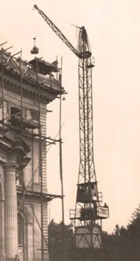 Bild: Ein Jahrhundert krandiose Technik – WOLFFKRAN feiert 100 Jahre Turmdrehkran