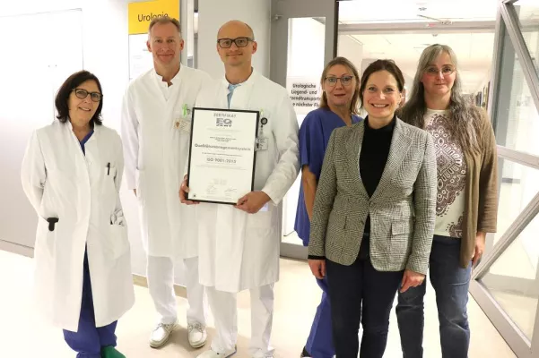 Blasentumorzentrum am Klinikum Lüdenscheid erneut zertifiziert Bild: Blasentumorzentrum am Klinikum Lüdenscheid erneut zertifiziert