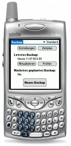 Bild: Resco Backup - professionelle Datensicherung für Palm OS