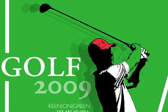 Golfkalender im Pop Art Stil Bild: Golfkalender im Pop Art Stil