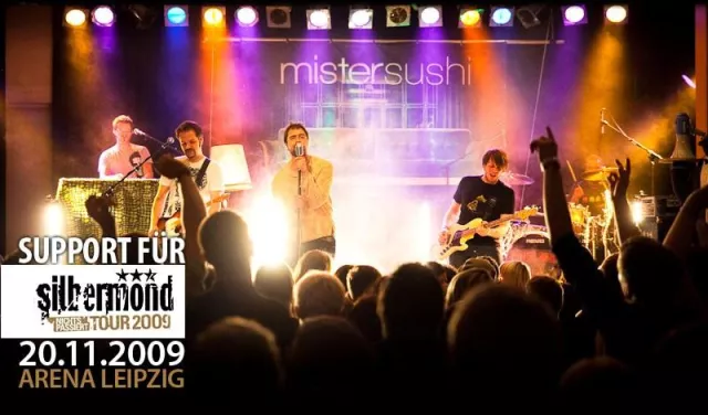 MISTER SUSHI Support für SILBERMOND Bild: MISTER SUSHI Support für SILBERMOND