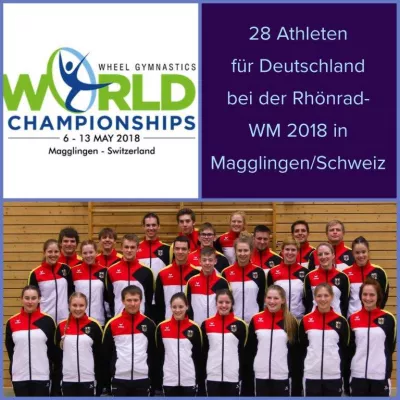 Bild: Rhönrad-WM 2018: 28 Athleten vertreten Deutschland in Magglingen