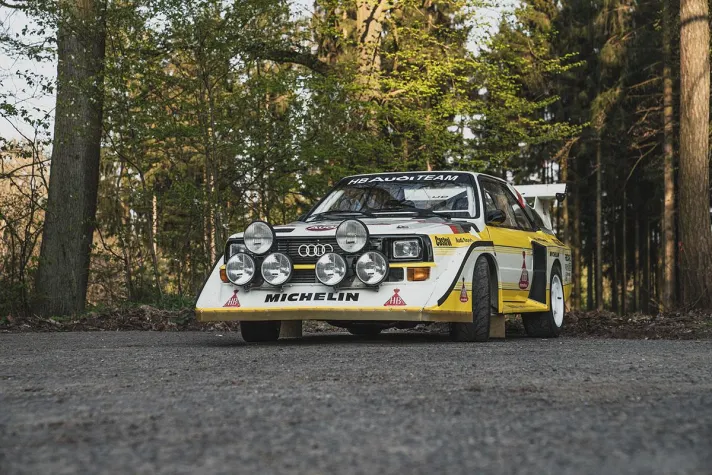 Mit dem Audi S1 Evo 2 auf den Spuren von Walter Röhrl Bild: Mit dem Audi S1 Evo 2 auf den Spuren von Walter Röhrl