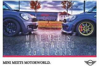 MINI meets MOTORWORLD Bild: MINI meets MOTORWORLD