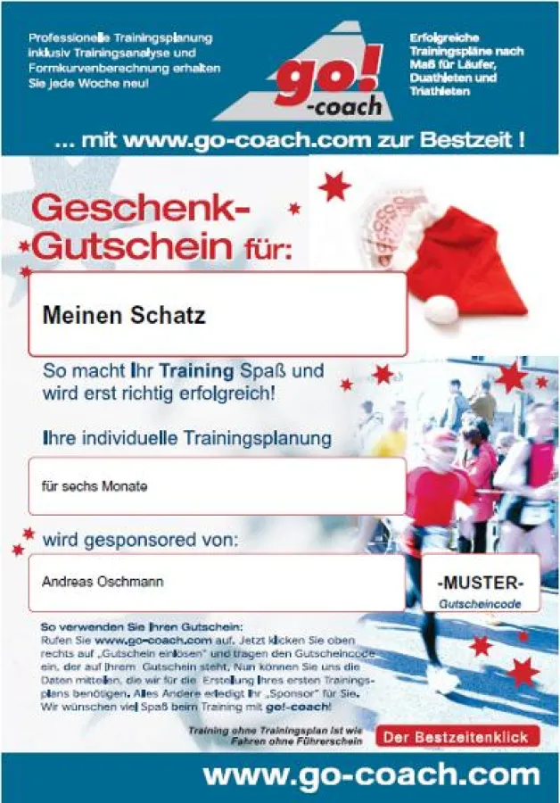 Die sportliche Geschenkidee mit Langzeitwirkung