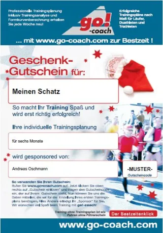 Bild: Sportliches Weihnachtsgeschenk mit Langzeitwirkung