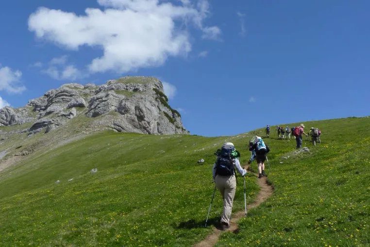 Bild: Wer seine Wanderkenntnisse erweitern möchte, begibt sich in die Wanderschule
