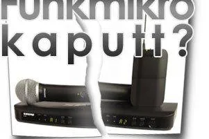 Bild: Funkmikro kaputt? Nö, falsche Frequenz