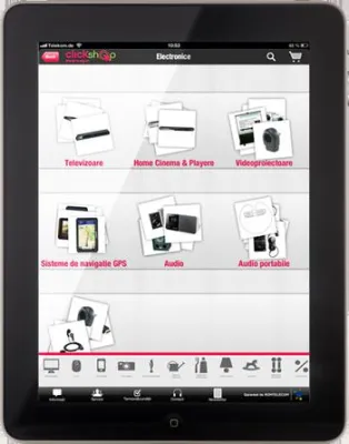 Bild: Neuartige Tablet-optimierte Shopping App für RomTelecom in Rumänien