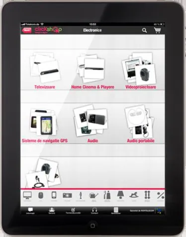 Neuartige Tablet-optimierte Shopping App für RomTelecom in Rumänien Bild: Neuartige Tablet-optimierte Shopping App für RomTelecom in Rumänien