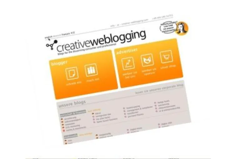 Bild: Creative Weblogging relauncht seine Corporate Webseite