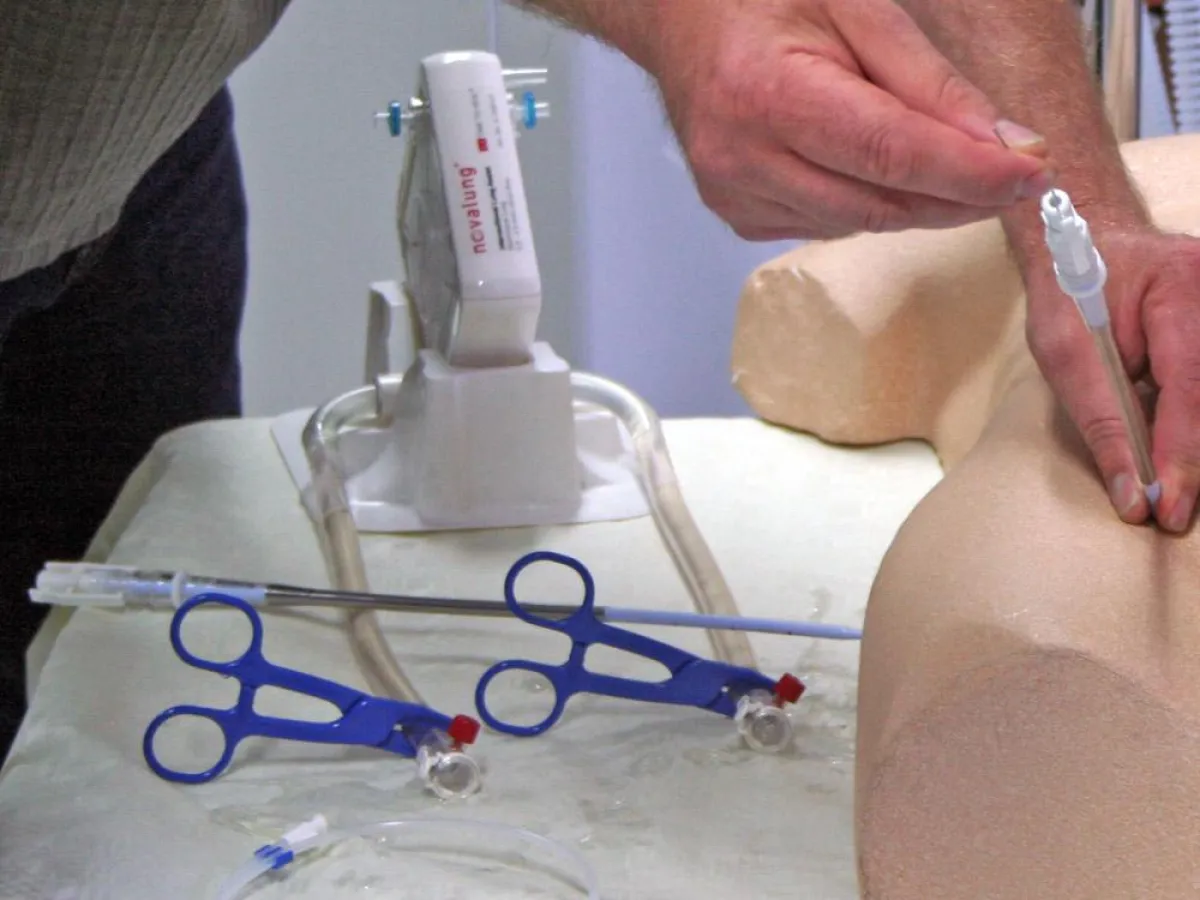 Praktische Übung am Dummy